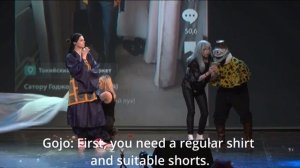 Cosplay stage Jujutsu Kaisen Anicon 2024 (ENG sub) Косплей сценка Питерские Крабы Магическая битва