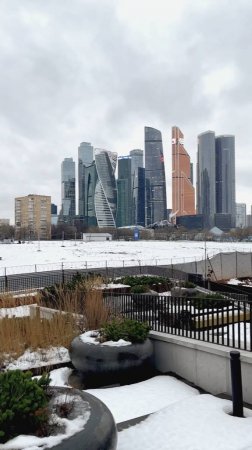 Новая смотровая площадка с видом на башни Москва-Сити