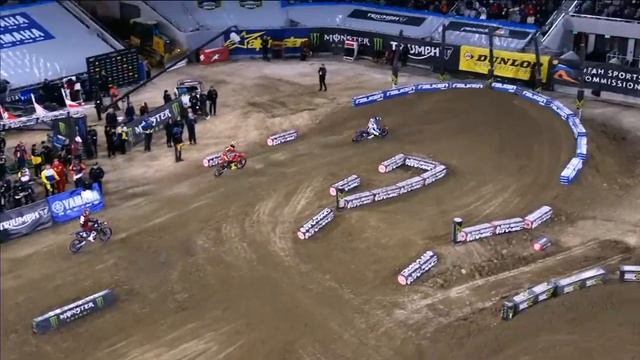 Supercross Round #2 450SX Highlights | San Diego, CA Snapdragon Stadium | Jan 18, 2025