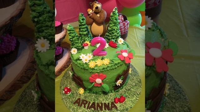 Masha and the bear cake/#shorts смотреть онлайн