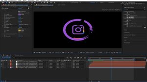 Tutorial in After Effects animation logo-No Party Plugin/Красивое анимация логотипа в After Effects