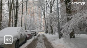 На авто по Калининскому району (зима). Санкт-Петербург