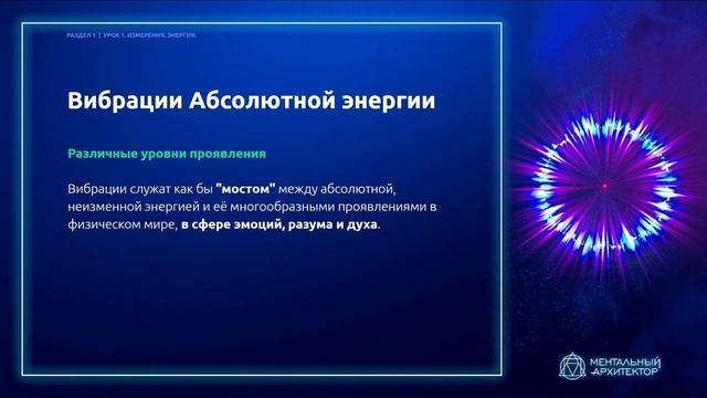 СОЗНАНИЕ: ОСНОВА АРХИТЕКТУРЫ РЕАЛЬНОСТИ. УРОК 1.