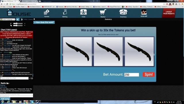 CS:GO HOUSE INSANE LUCK (3 KNIFES + AWP HYPER BEAST)