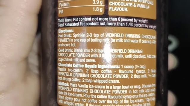 weikfield drinking chocolate /weikfield drinking chocolate review in Hindi 🍫 смотреть онлайн