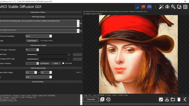 Stable diffusion - установка и первые опыты генерации картинок от нейронки