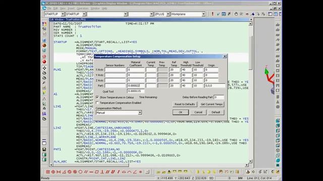 Manual Temp Comp in PC DMIS on Your CMM Machine | CMM E-Learning - CMM Inc. смотреть онлайн