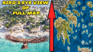 Assassin's Creed Odyssey С высоты птичьего полета на полной карте Замедленного действия