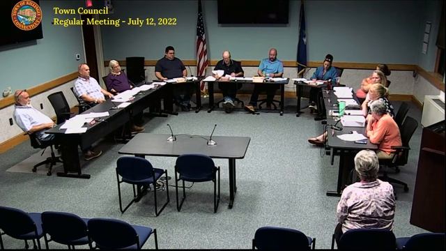 Town Council - Regular Meeting 7/12/2022 смотреть онлайн