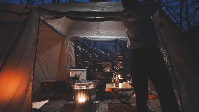 [솔로캠핑] 봄이 찾아오는 산 속. 흙감자를 닮은 강아지와 24시간 아늑한 차박캠핑 / 맛있는 닭갈비와 그렇지 못한 청하...ㅠ_ㅠ / 포천 멍우리협곡 캠핑장