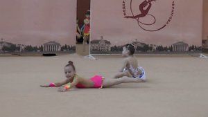 Терейковська Аріна / Немченко Анна (БП) 08.05.2016 "Весняні ластівки 2016"  гимнастика дети