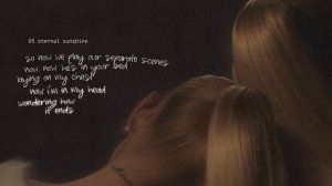 Ariana Grande - eternal sunshine (lyric visualizer)