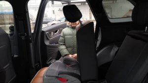 автоматическое попадание на 3 ряд сидений в Chery tiggo 9