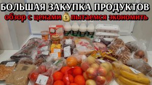 большая закупка продуктов / цены на продукты/ много мяса