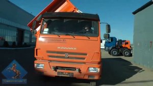 Самосвал Камаз-65115 с трехсторонней разгрузкой
