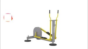 Уличный эллипсоид S515 IronKing самый популярный тренажер для уличных спортивных площадок