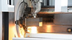 Обработка двутавра на лазерном станке GOLDEN LASER