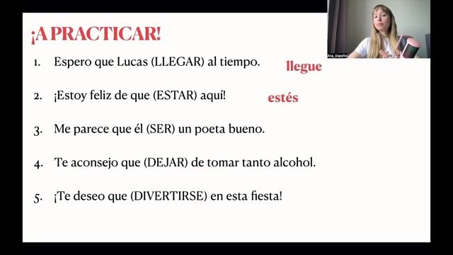 Практика Subjuntivо O Indicativo. Сослагательное и Изъявительное Наклонения в Испанском