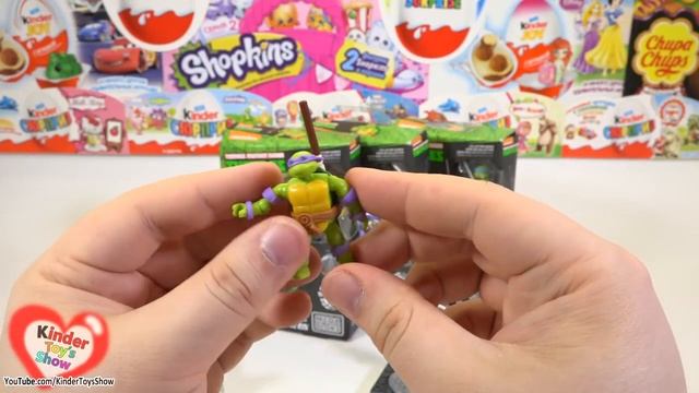 Классика Киндер Тойс Шоу: Черепашки ниндзя TMNT Mega Bloks смотреть онлайн