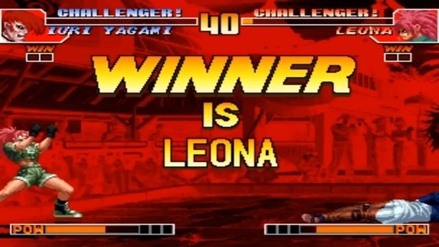 [TAS] Iori Orochi VS Leona Orochi (KoF '97) смотреть онлайн