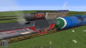 Minecraft IRCM (#12) // Освобождаем путь для сборного поезда и обрабатываем его