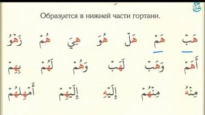 Муаллим сани | урок №13, буква 'ҳа' - هـ