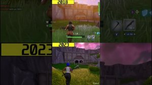 Сравнение оригинальной графики карты Fortnite 2018 Unreal Engine 4 и 2023 Unreal Engine 5