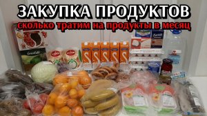 закупка продуктов на неделю с ценами / сколько тратим на продукты / семейный бюджет