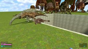 💥 BIG HOLE ALL ZOONOMALY MONSTERS FAMILY VS DINOSAURS SPARTAN KICKING in Garry's Mod !