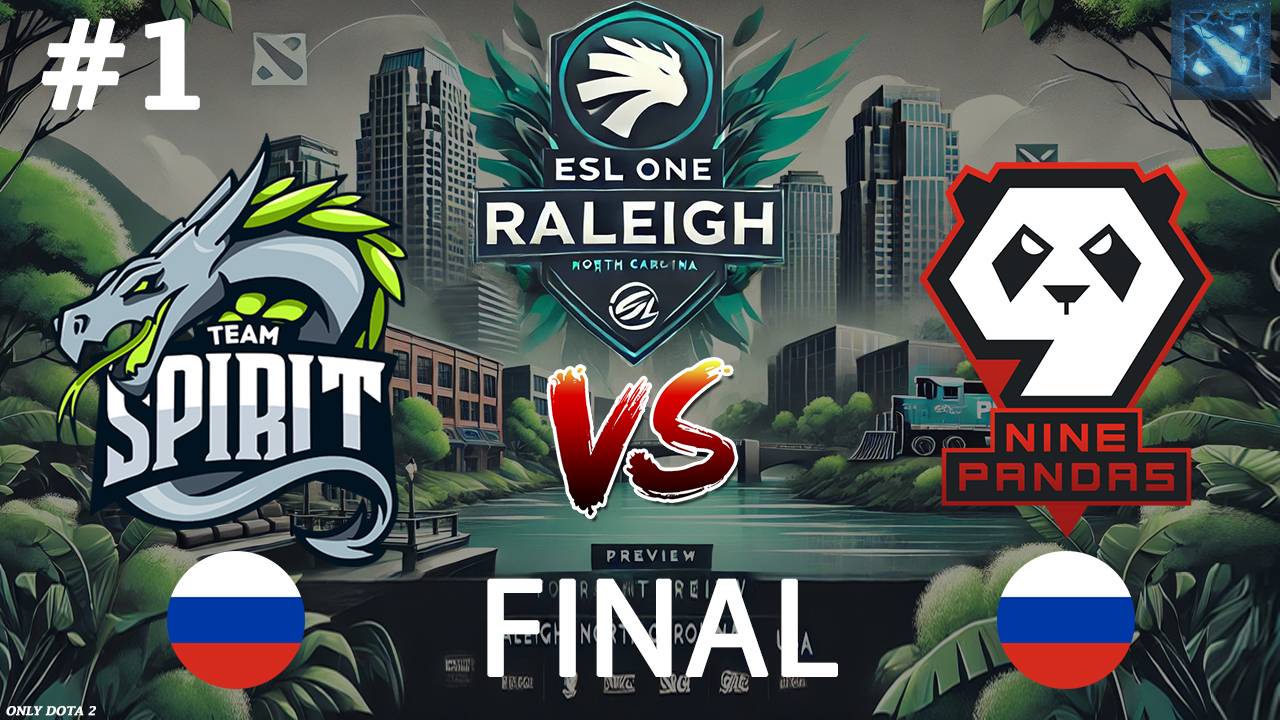 ФИНАЛ СНГ КВАЛИФИКАЦИЙ! | Spirit vs 9Pandas #1 (BO5) ESL One Raleigh 2025