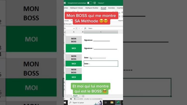 Format personnalisé : la mise en page pour document 😎 #apprendreexcel #excel #excelfrancais