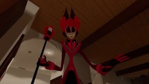 Movie Sonic and Movie Shadow Meet Alastor and Nifty In VRCHAT!!