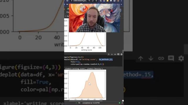 60 sec Data Analysis Tip  Seaborn KDE Plot when to use #machinelearning #python #datascience #plots