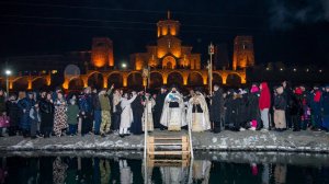 Крещение Господне встретили в Богоявленском Аланском монастыре в Северной Осетии