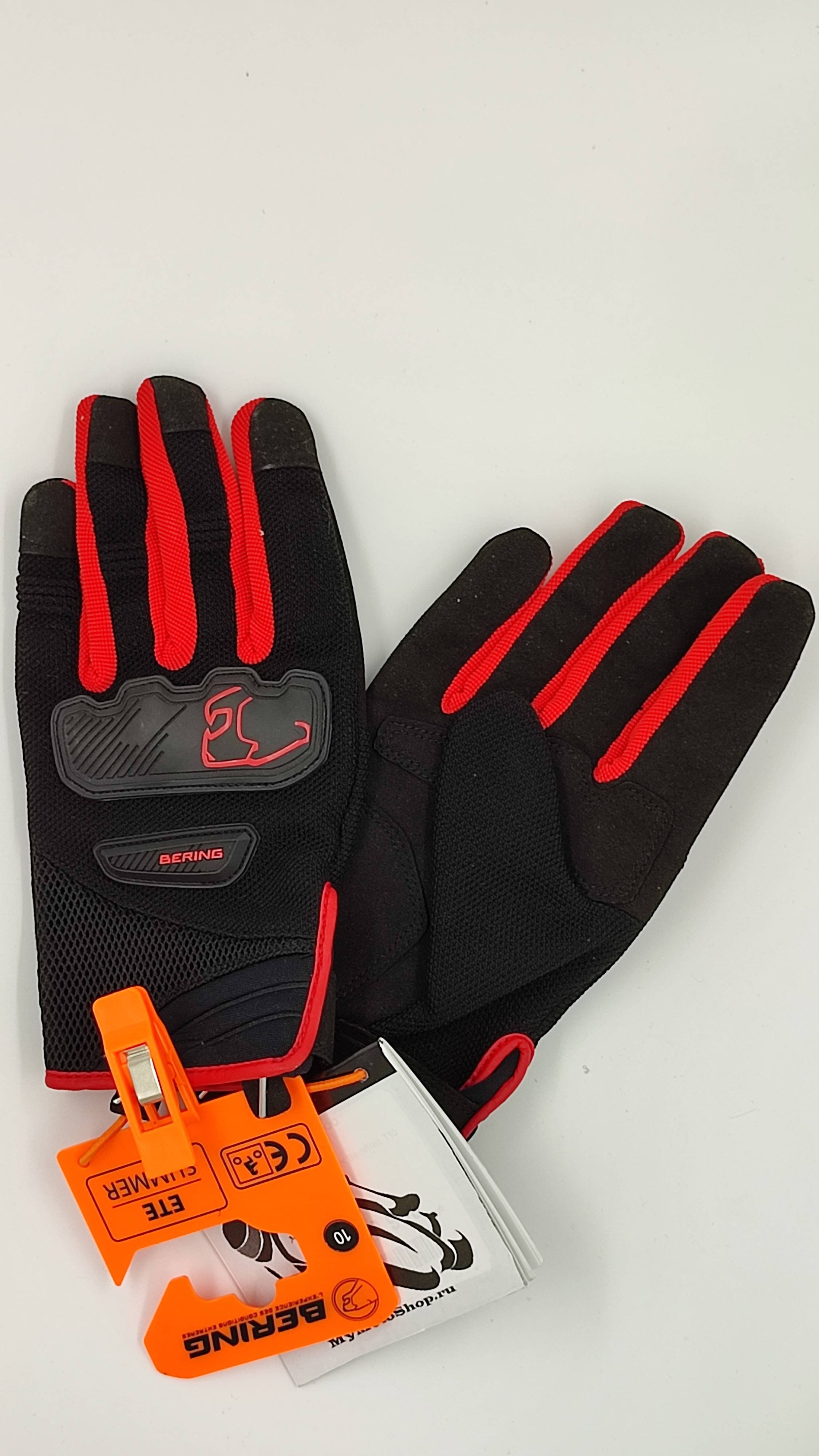 Мотоперчатки Bering YORK Black/Red