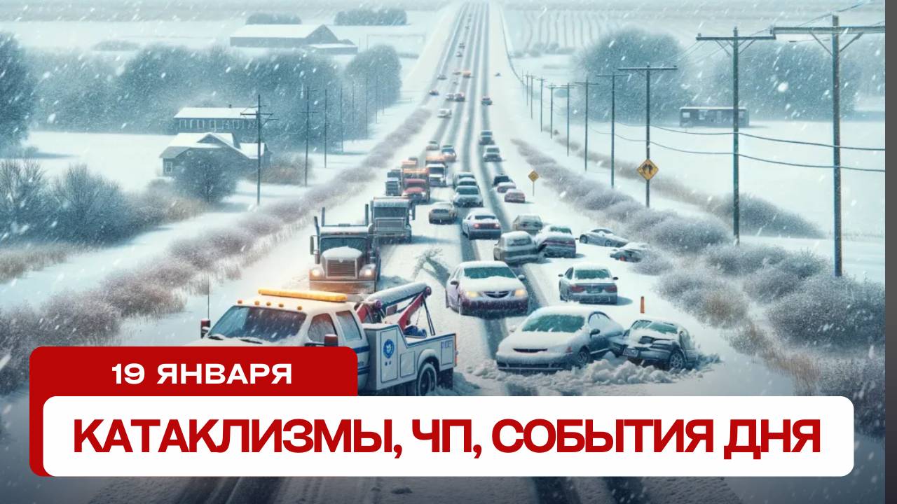 Новости сегодня 19.01.2025. Катаклизмы за день, ЧП, события дня