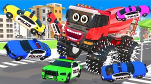 Мультики про машинки - Большие машины - Тяжелые грузовики - Сборник - Мультики для детей