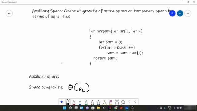 Data Structures And Algorithms  - Space Complexity (Asymptotic Analysis)