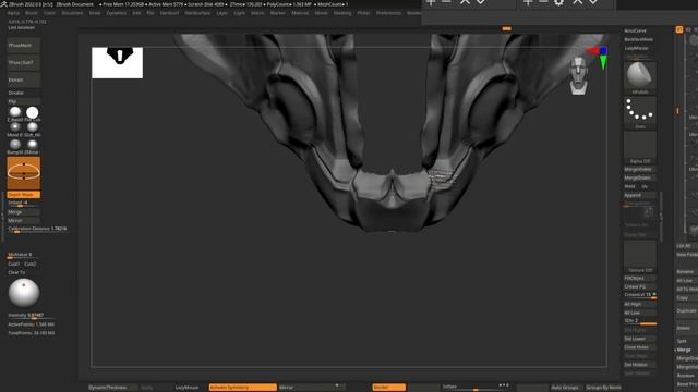 Cyber Mask - zbrush hard surface timelapse