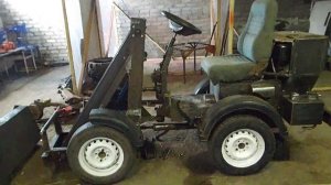 #130 Самодельный мини трактор погрузчик