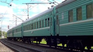 ЧС2К-734 с пассажирским поездом №83 "Караганды – Москва"