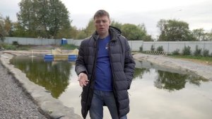Пруд АкваФерма Водоём для осетра