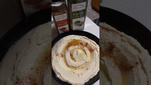 Home made Hummus | tahini sauce #shorts #healthy #mediterranean #protien  😋👌