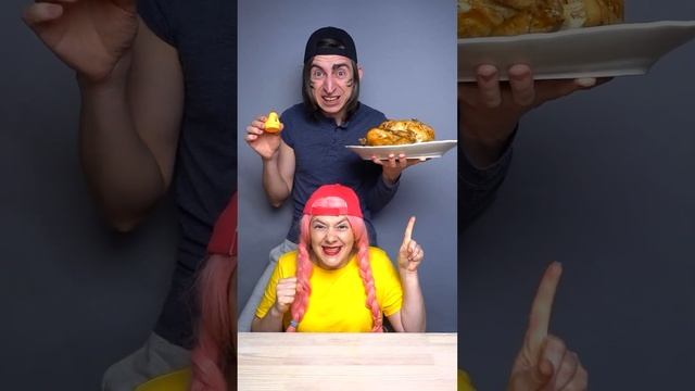 mystery challenge of random spicy food | what kind of fried chicken would you like to eat? #shorts смотреть онлайн