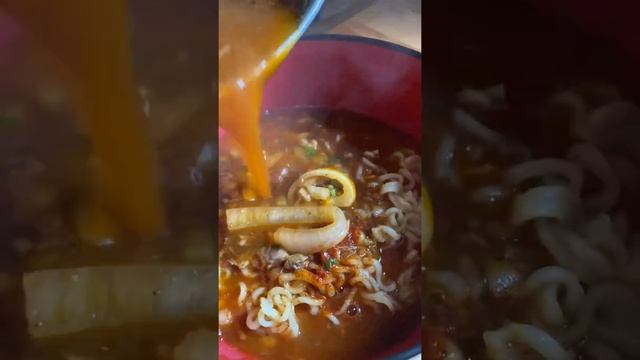 I combined my leftover birria with shin ramyun noodles смотреть онлайн