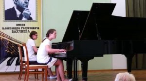 Р. Щедрин Кадриль из оперы "Не только любовь" исп. Бережная Мария - Нестеренко Екатерина