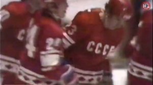 Суперсерия. 1977/78. Гол Александра Голикова в ворота Виннипега | 1977. Alexander Golikov goal
