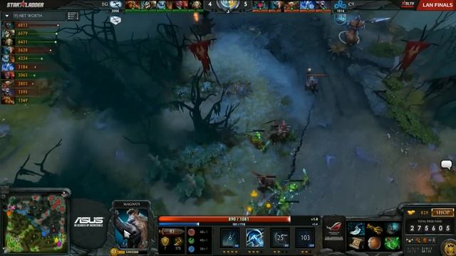 EG vs Cloud 9, SLTV S10 Finals, LB Final, Game 1 смотреть онлайн