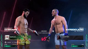 Khamzat Chimaev VS Sean Strickland (EA SPORTS™ UFC® 5)