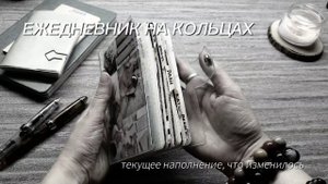 Ежедневник на кольцах: изменения в планировании, текущее наполнение